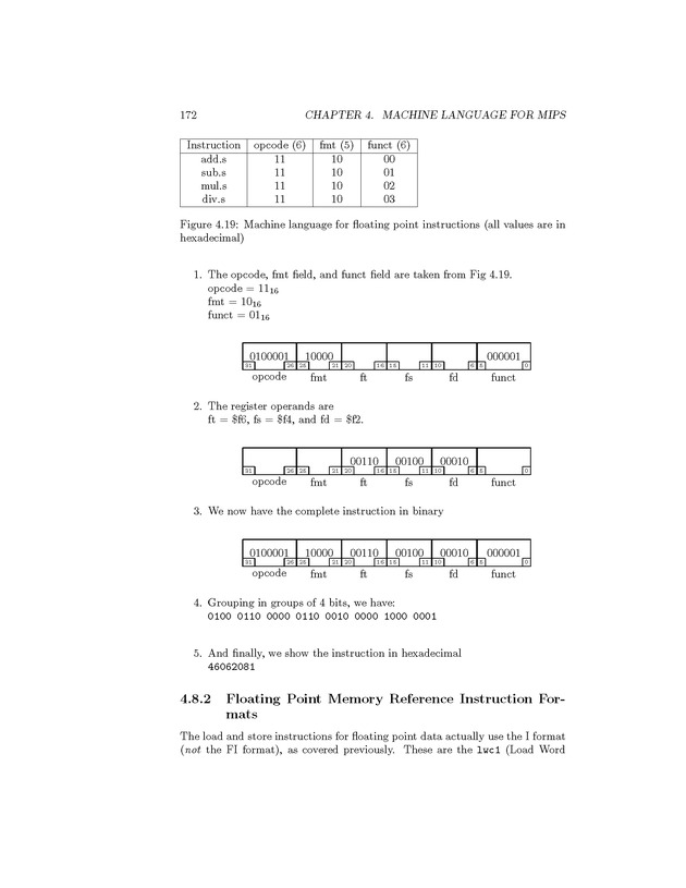 Computer Organization with MIPS - Page 172